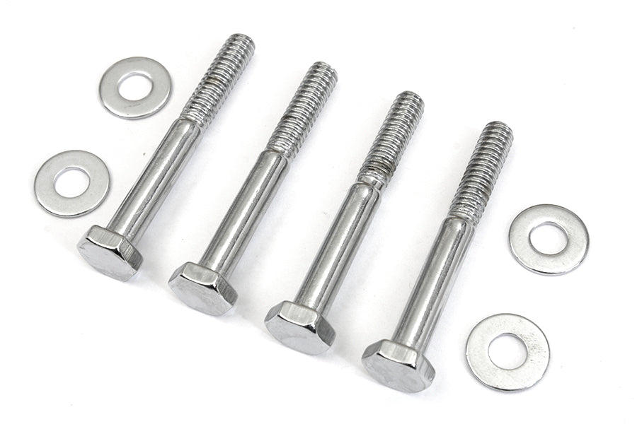 Colony Transmission Top Cover Screw Kit Chrome for Harley Davidson FL and FX Models
