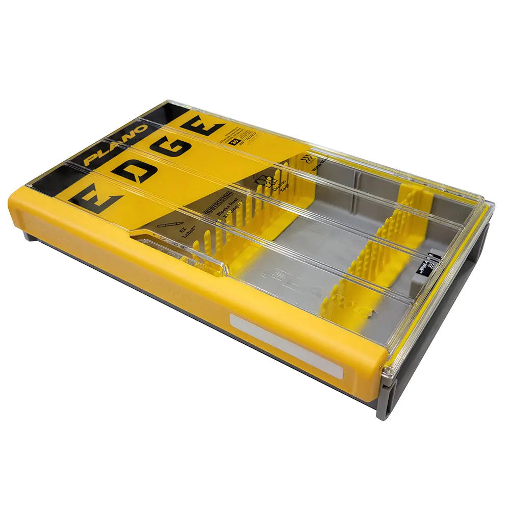 Plano EDGE 3700 Spinner Bait Box with Rust-Resistant Technology and Clear Lid