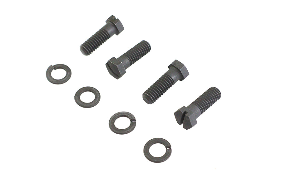Colony Parkerized Linkert Carburetor Mount Screws for Harley Davidson FL Models