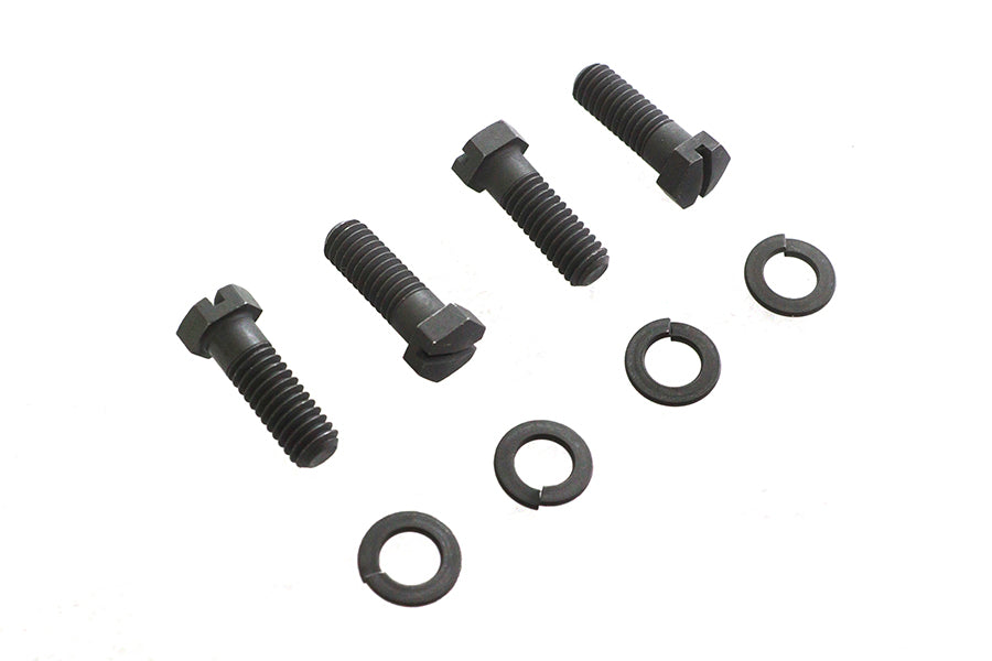 Colony Parkerized Linkert Carburetor Mount Screws for Harley Davidson FL Models
