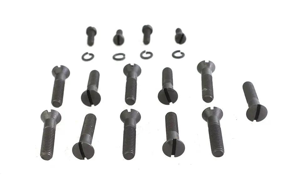 Colony Parkerized Cam Cover Screw Kit for 1932-1941 Harley Davidson W Models by Colony