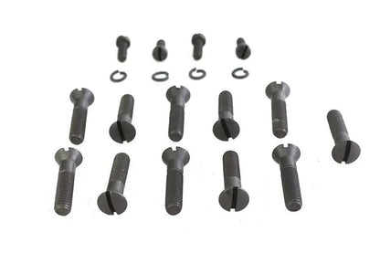 Colony Parkerized Cam Cover Screw Kit for 1932-1941 Harley Davidson W Models by Colony