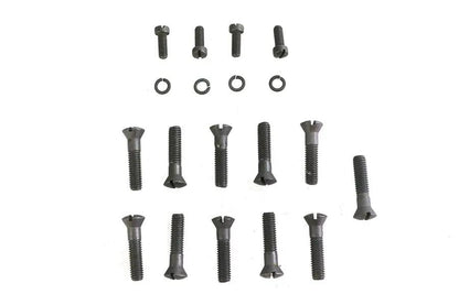Colony Parkerized Cam Cover Screw Kit for 1932-1941 Harley Davidson W Models by Colony