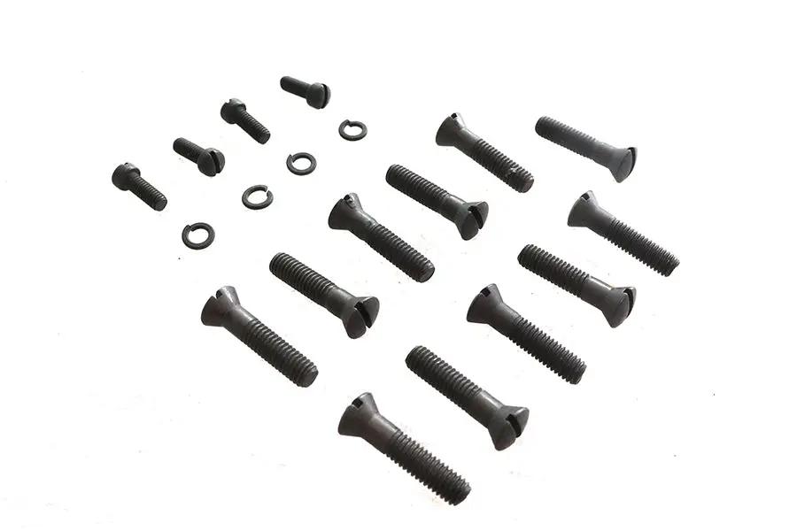 Colony Parkerized Cam Cover Screw Kit for 1932-1941 Harley Davidson W Models by Colony