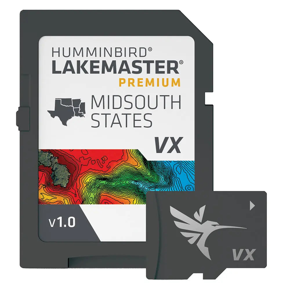 Humminbird LakeMaster VX Premium - Mid-South States Mapping Solution