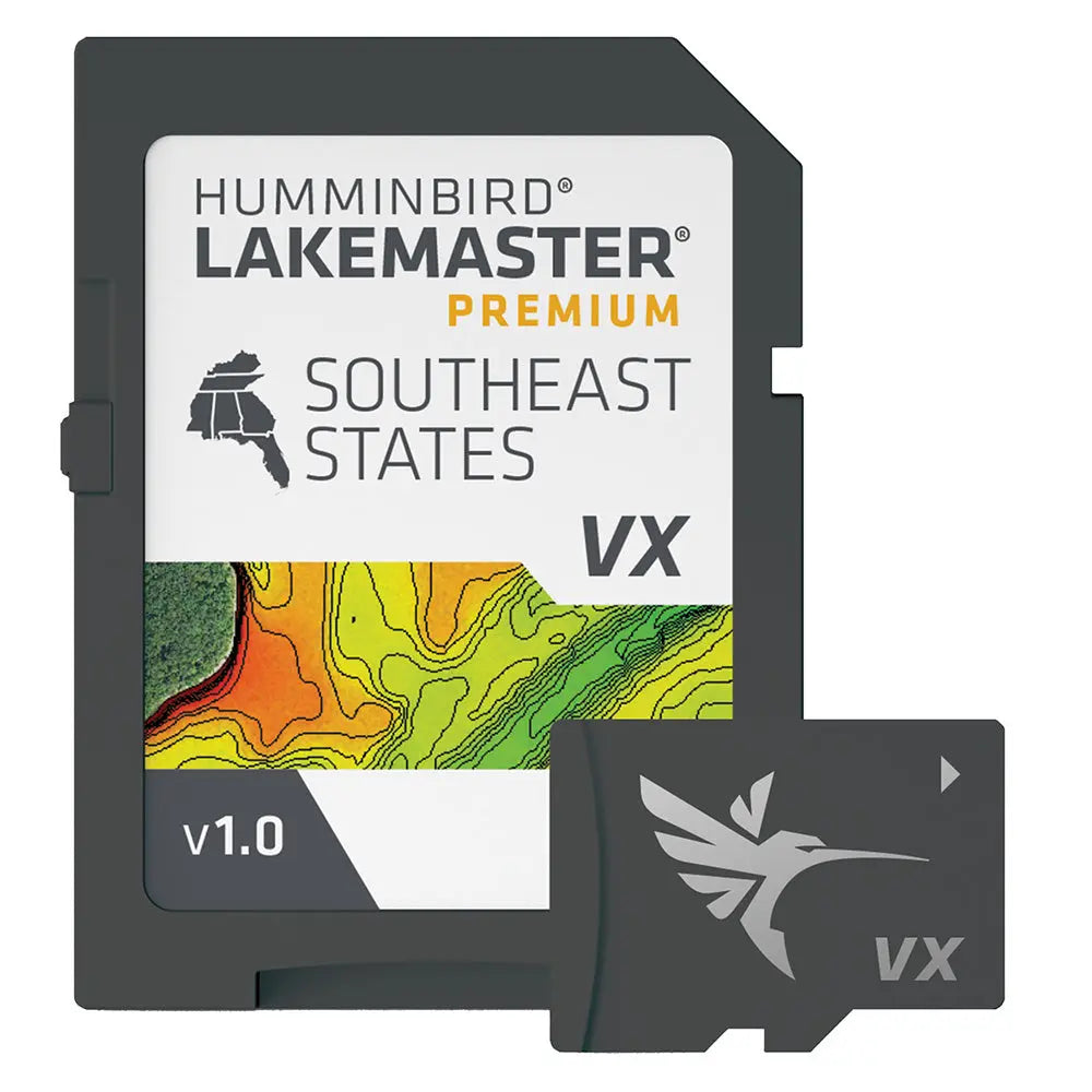 Humminbird LakeMaster VX Premium Southeast Mapping System with VX Technology