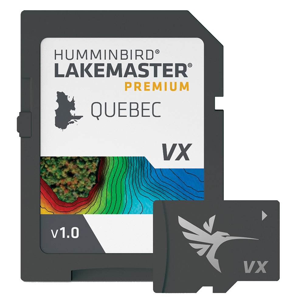 Humminbird LakeMaster VX Premium - Quebec Mapping Solution with VX Technology