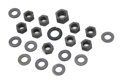 Colony Parkerized Transmission Side Cover Kit for Harley Davidson EL and UL Models