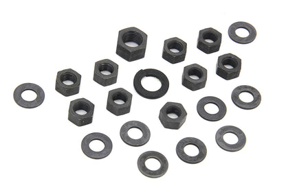 Colony Parkerized Transmission Side Cover Kit for Harley Davidson EL and UL Models