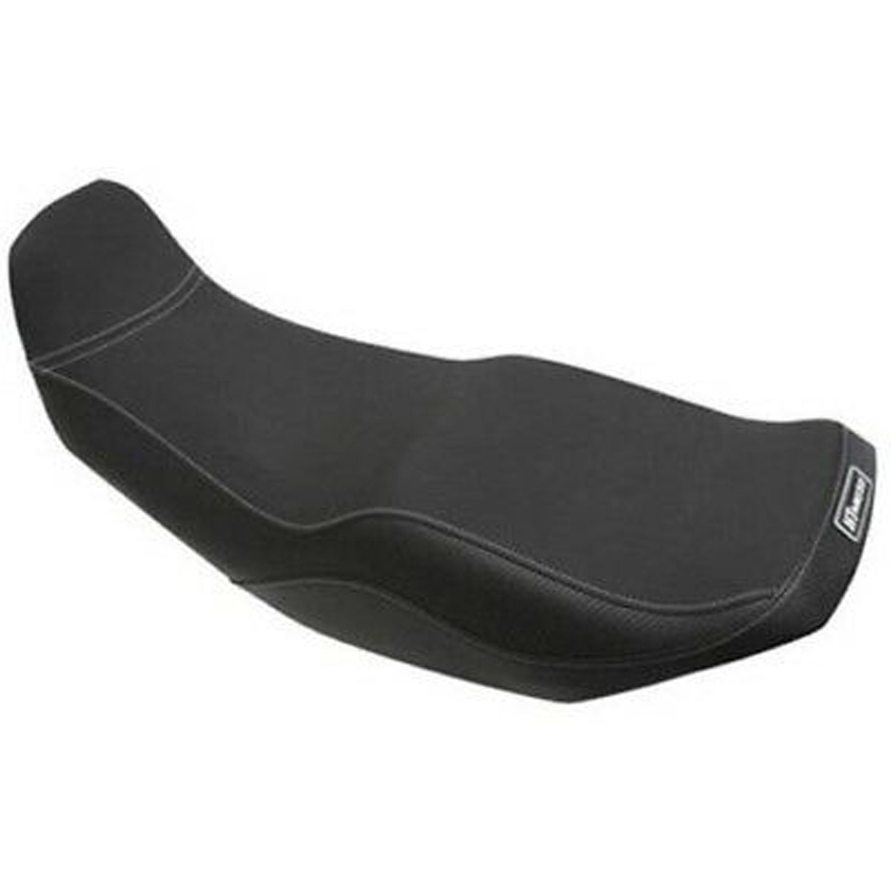 HT MOTO SB-Y024 Black Carbon Gray Stitch Seat Cover for Motorcycles