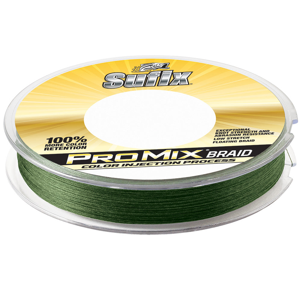 Sufix ProMix Braid 20lb Low-Vis Green - 300 Yards