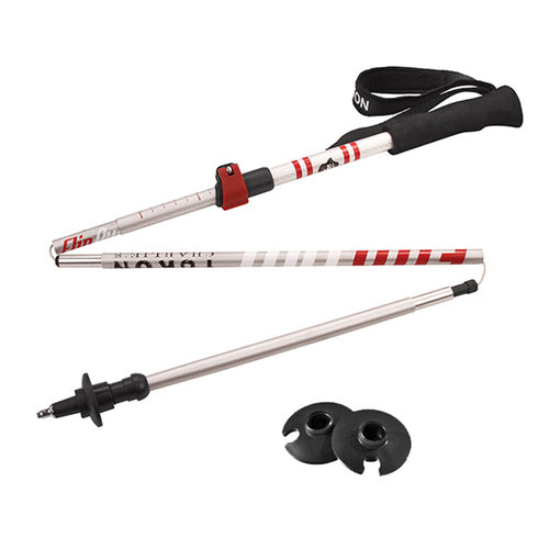 Airhead YC Flipout Trekking Pole - Aluminum, Red and Silver