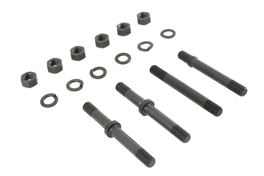 Colony Parkerized Sprocket Cover Stud Nut Kit for Harley Davidson G Models by Colony