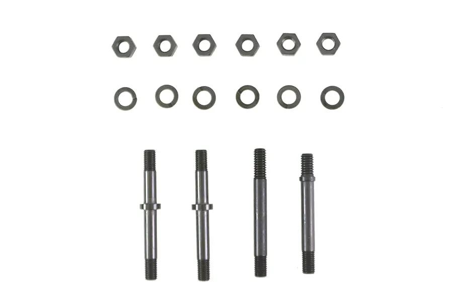 Colony Parkerized Sprocket Cover Stud Nut Kit for Harley Davidson G Models by Colony