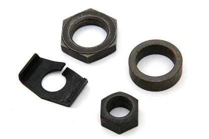 Colony Parkerized Rear Axle Nut and Lock Kit for Harley Davidson WL (1941-1950) by Colony