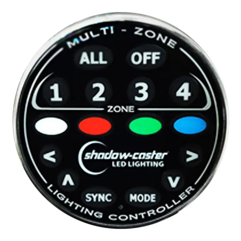 Shadow-Caster LED Lighting Round Zone Controller 4-Channel Remote for MZ-LC and SCM-LC by Shadow-Caster LED Lighting