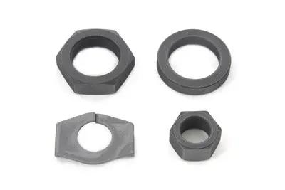 V-Twin Parkerized Rear Axle Nut and Lock Kit for Harley Davidson 1936-1945 EL & FL Models by V-Twin