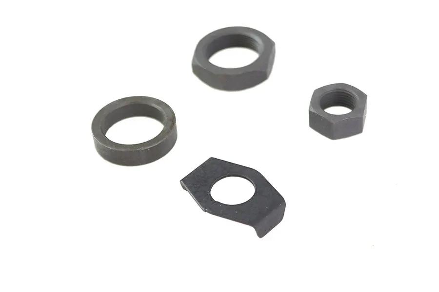 Colony Parkerized Rear Axle Nut and Lock Kit for Harley Davidson 1936-1945 Big Twin Models by Colony