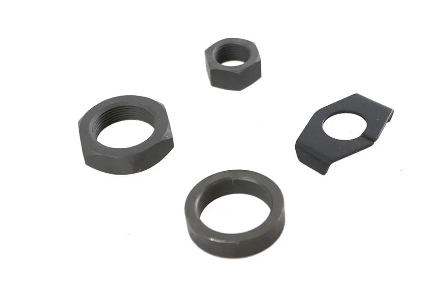 Colony Parkerized Rear Axle Nut and Lock Kit for Harley Davidson 1936-1945 Big Twin Models by Colony