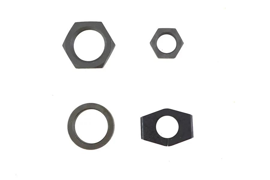Colony Parkerized Rear Axle Nut and Lock Kit for Harley Davidson 1936-1945 Big Twin Models by Colony