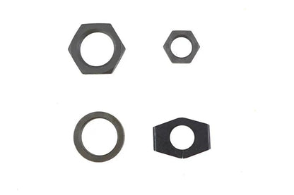 Colony Parkerized Rear Axle Nut and Lock Kit for Harley Davidson 1936-1945 Big Twin Models by Colony
