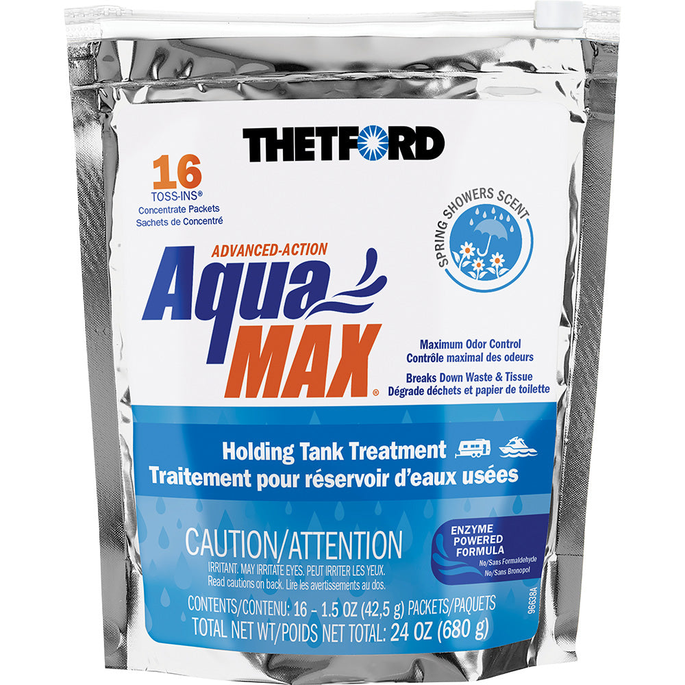 Thetford Marine AquaMax Holding Tank Treatment - 16 Toss-Ins - Spring Shower Scent