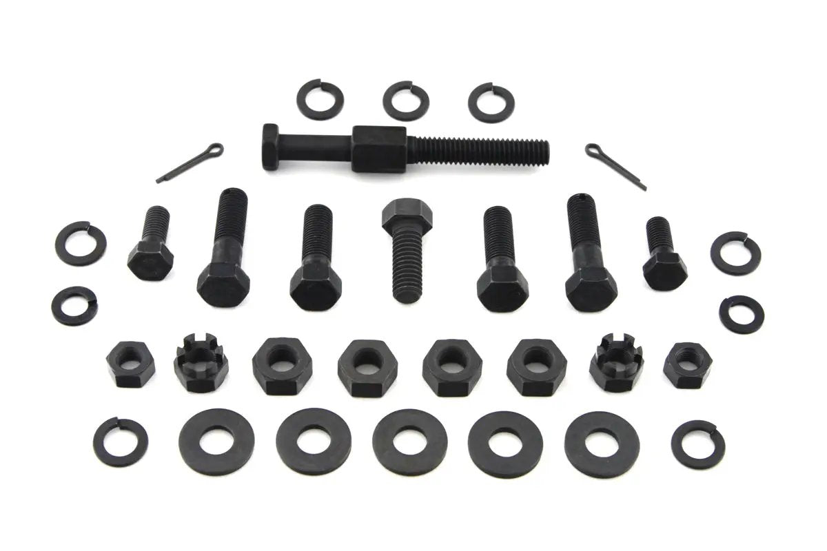 Colony Transmission Mount Kit Parkerized for Harley Davidson EL & UL 1936-1941 by Colony
