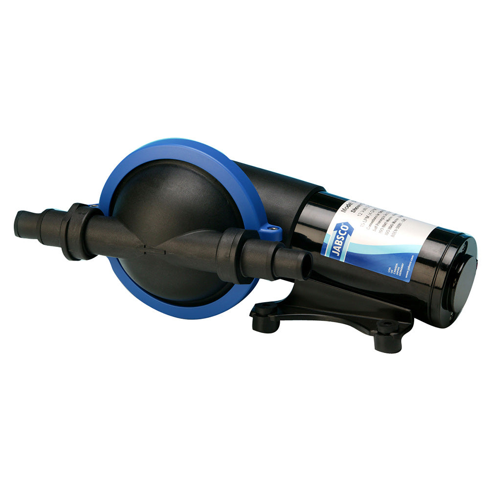 Jabsco 50880-1100 Filterless Bilge, Sink, and Shower Drain Pump - 4.2 GPM, 24V DC
