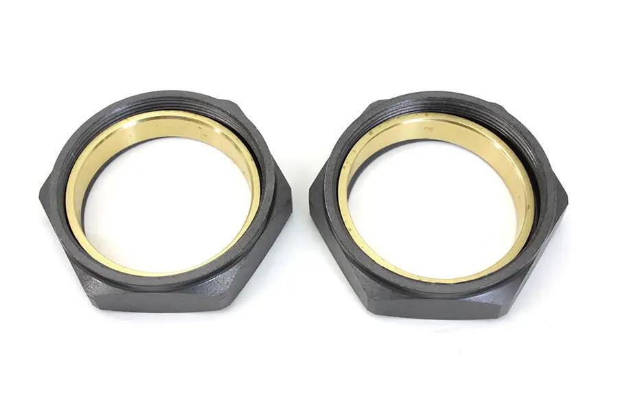 V-Twin Parkerized Intake Manifold Nut and Seal Kit for Harley Davidson VL and UL (Set of 2) by V-Twin