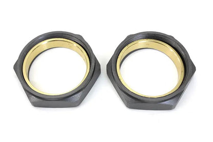 V-Twin Parkerized Intake Manifold Nut and Seal Kit for Harley Davidson VL and UL (Set of 2) by V-Twin