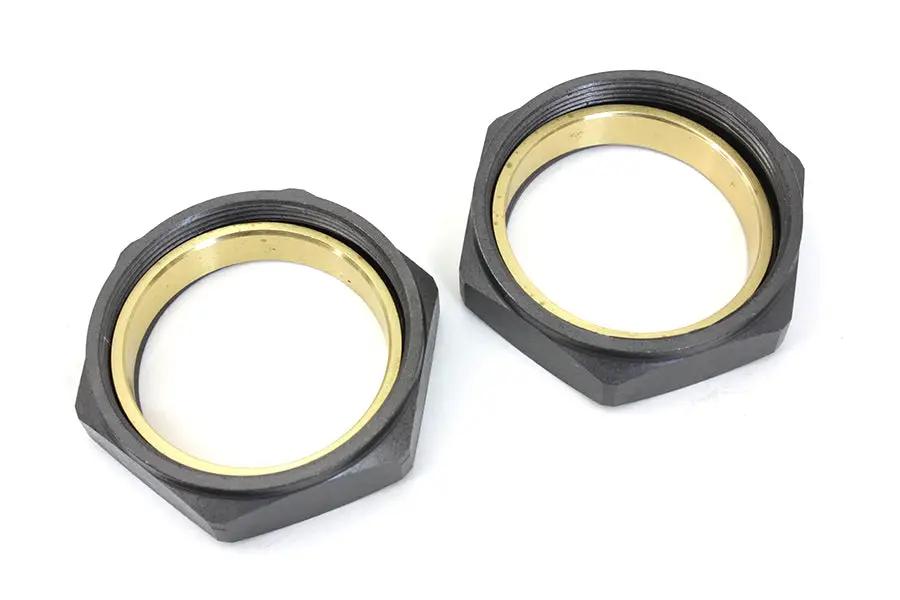 V-Twin Parkerized Intake Manifold Nut and Seal Kit for Harley Davidson VL and UL (Set of 2) by V-Twin