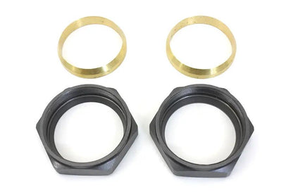 V-Twin Parkerized Intake Manifold Nut and Seal Kit for Harley Davidson VL and UL (Set of 2) by V-Twin