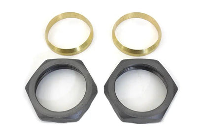 V-Twin Parkerized Intake Manifold Nut and Seal Kit for Harley Davidson VL and UL (Set of 2) by V-Twin
