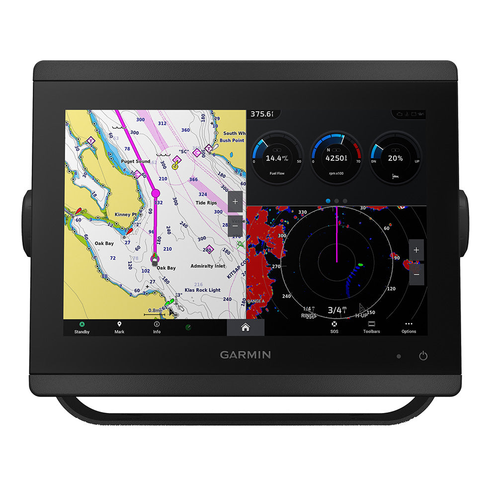 Garmin GPSMAP 8610 Chartplotter GN+ with 10-Inch Full HD Touchscreen and Built-in Maps