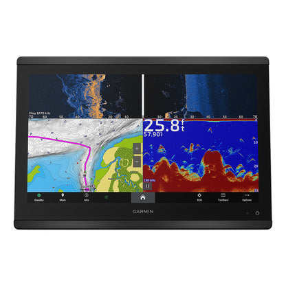 Garmin GPSMAP 8616xsv Combo GPS and Fishfinder GN+ with HD IPS Touchscreen and Built-in Mapping