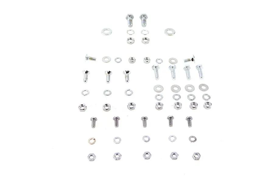 Colony Rear Fender Chrome Mounting Kit for Harley Davidson UL (1937-1946) by Colony