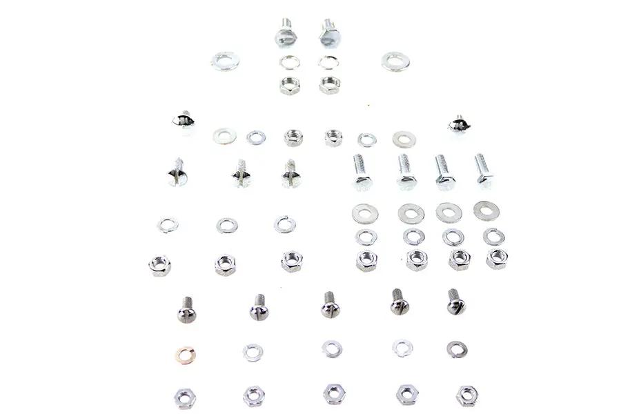 Colony Rear Fender Chrome Mounting Kit for Harley Davidson UL (1937-1946) by Colony