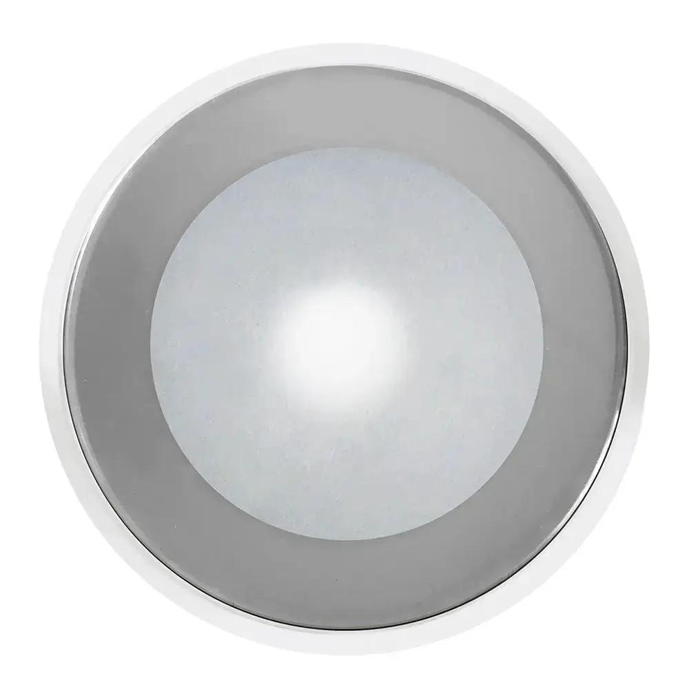 Shadow-Caster DLX Series Down Light with White Housing, RGB, Chrome Bezel by Shadow-Caster LED Lighting