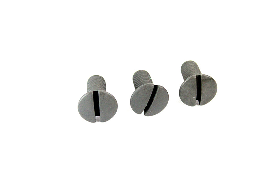 Colony Parkerized Oval Head Screw Kit for Harley Davidson EL and FL Models