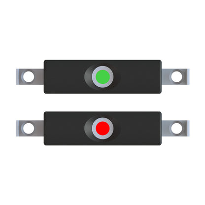 TACO Marine Rub Rail Mounted LED Navigation Light Set for SuproFlex – Red and Green LEDs