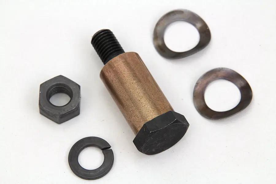 Colony Parkerized Tank Hand Shifter Lever Stud Kit for Harley Davidson EL & UL (1937-1942) by Colony