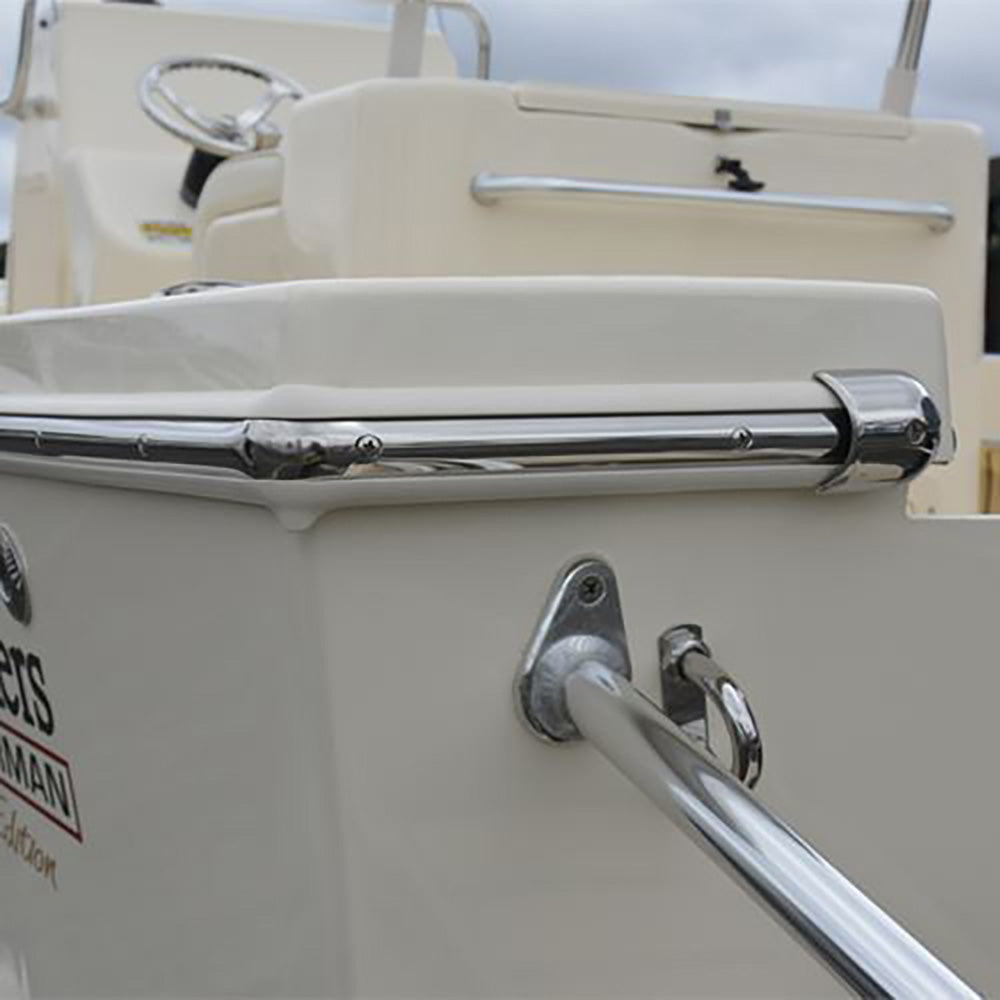 TACO Marine Hollow Back 304 Stainless Steel Rub Rail Insert – 3/4 inch x 6 feet