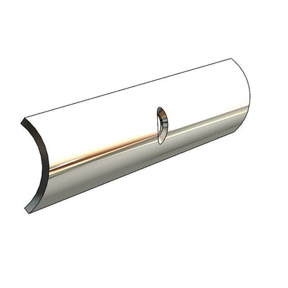 TACO Marine Hollow Back 304 Stainless Steel Rub Rail Insert – 3/4 inch x 6 feet