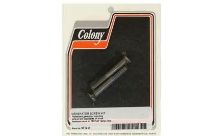 Colony Parkerized Generator Screw Kit for Harley Davidson G Models by Colony