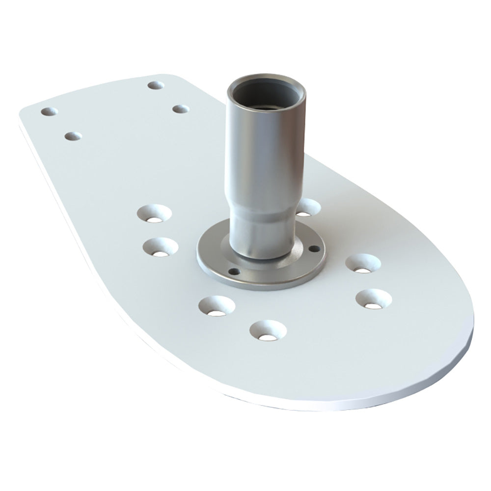 Seaview Starlink Modular Top Plate with Stainless Steel 1"-14 Threaded Adapter and Base