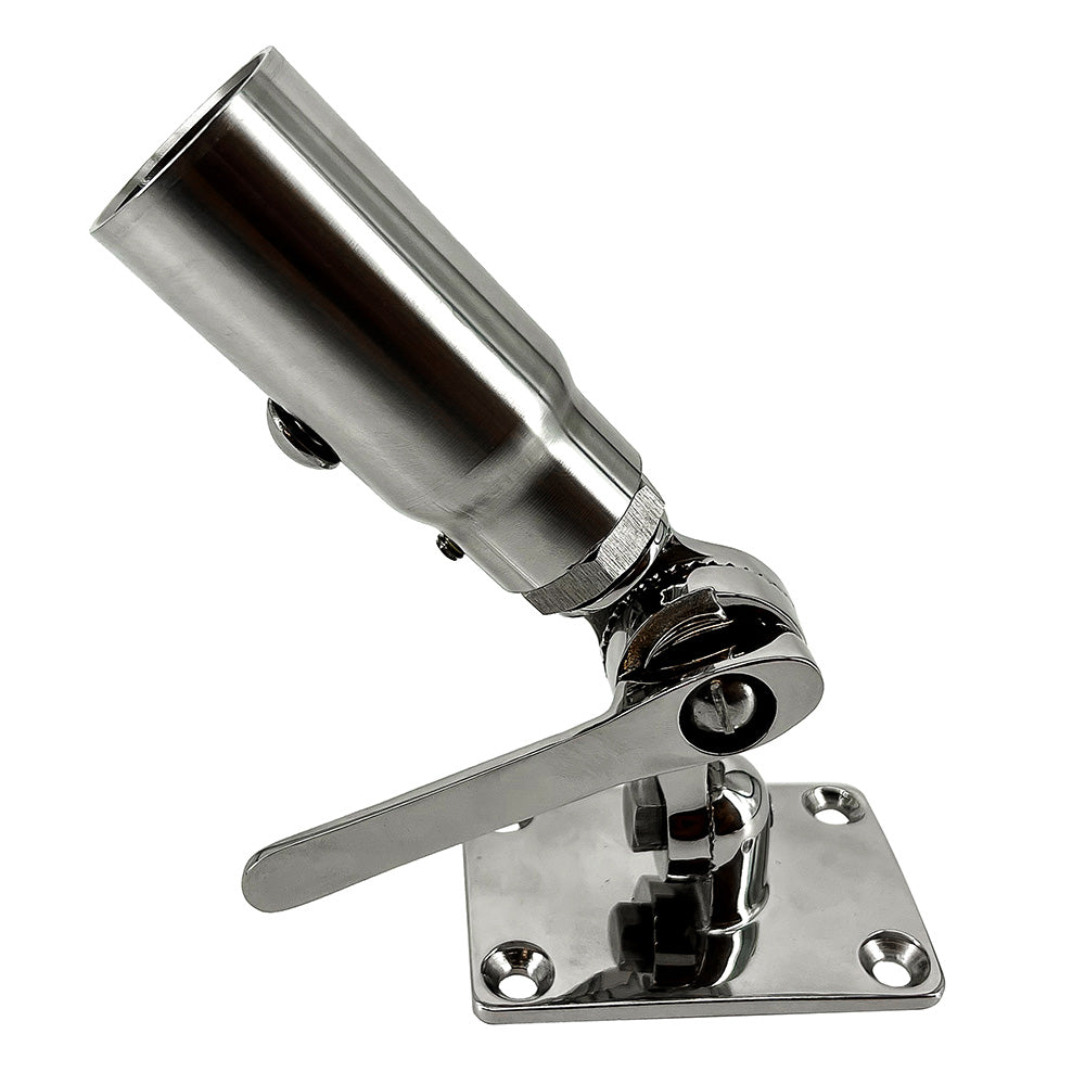 Seaview Starlink Stainless Steel 1-inch-14 Threaded Adapter with Ratchet Base