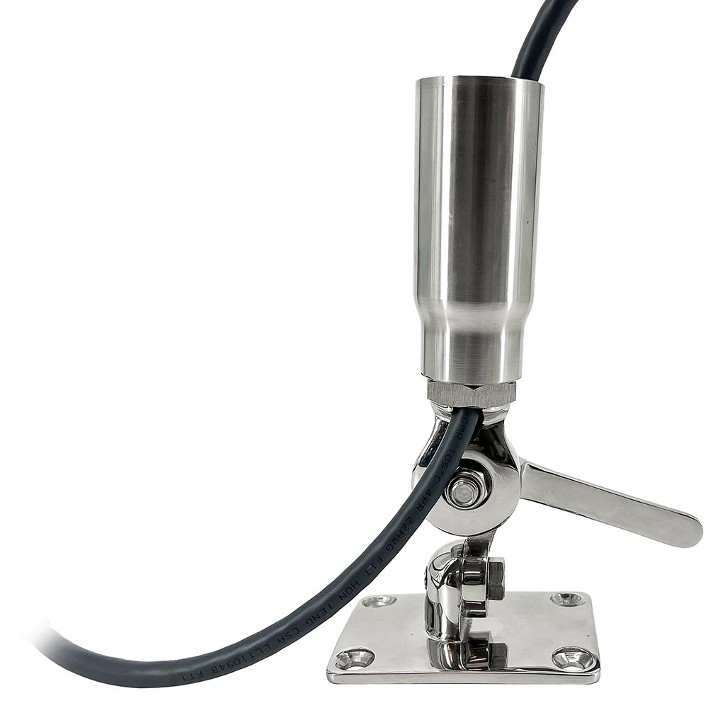 Seaview Starlink Stainless Steel 1-inch-14 Threaded Adapter with Ratchet Base