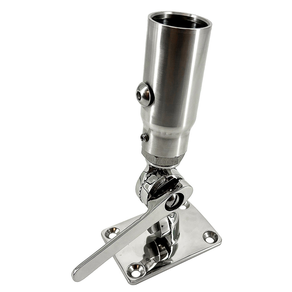 Seaview Starlink Stainless Steel 1-inch-14 Threaded Adapter with Ratchet Base