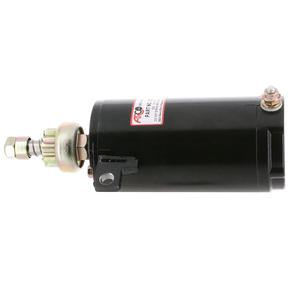 ARCO Marine Johnson/Evinrude Outboard Starter - Small 10 Tooth for 85-140 HP V4 Engines