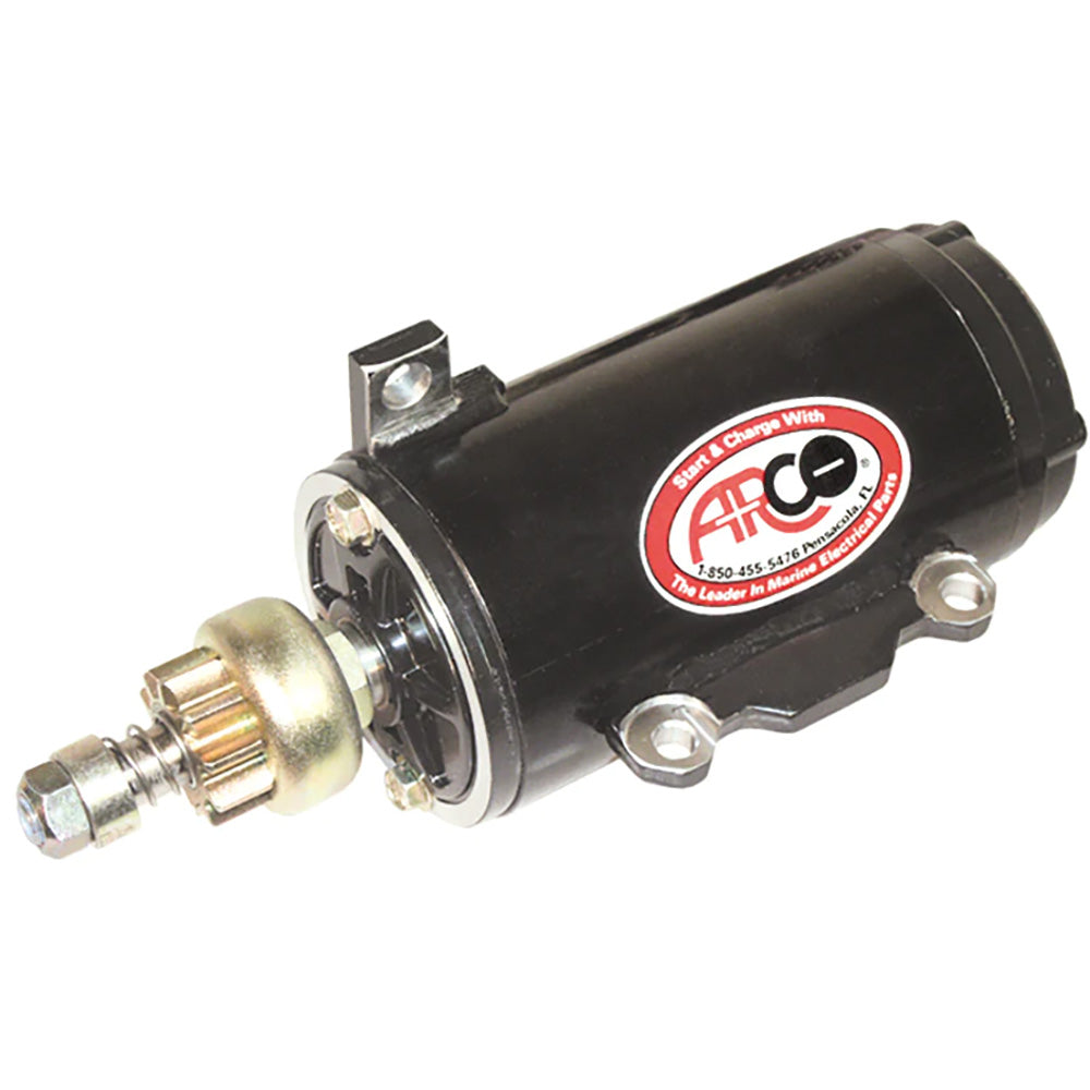 ARCO Marine Johnson/Evinrude Outboard Starter - Small 10 Tooth for 85-140 HP V4 Engines